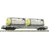 Fleischmann 6660126 N containerwagen van de AAE