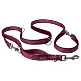 Halti - Anatomie Multi Riem - Reflecterende Hondenriem - Bordeaux - L - 2 mtr