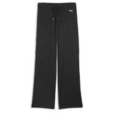 PUMA Essentials Relaxte broek met wijde pijpen voor Dames, Zwart, Maat XS
