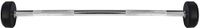 HMS GSG Serie - Halterstang - Rubber Gewichten - 10 KG - Stevig Chroom - Geadeeld Handvat