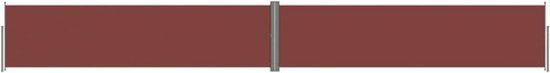 vidaXL - Windscherm - uittrekbaar - 160x1200 cm - bruin