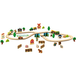 LUPILU® Train en bois : Ferme ou dinosaures (Kit ville)