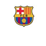 Gelicentieerd FC Barcelona Gelicentieerd Decor Vinyl Muursticker - Club Crest Sticker Pack - Medium 70x40cm