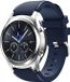 Merkloos / Sans marque Samsung Gear S3 siliconen bandje - donkerblauw - 46mm