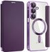 Techsuit - SmartMag Book Case - Samsung Galaxy A17 5G / A17 4G / M17 / F17 / A18 5G - Violet