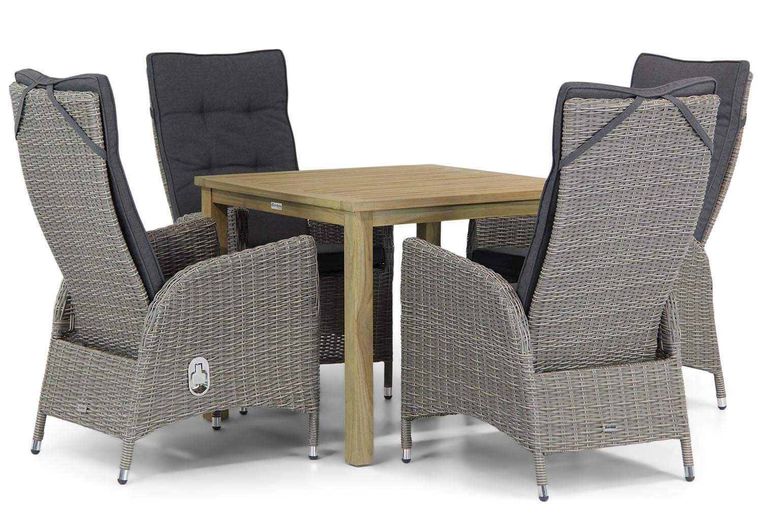 Garden Collections Lincoln/Weston 90 cm dining tuinset 5-delig