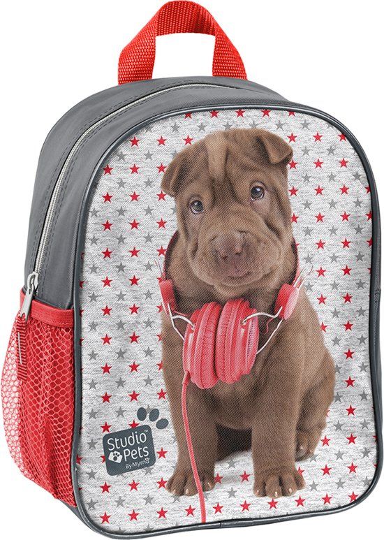 Studio Pets Shar-Pei - Peuter-/Kleuterrugzakje - 28 cm - Multi