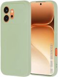 Techsuit Hoesje geschikt voor HONOR 600 - Soft Flex Silicone Back Cover - Mint Green