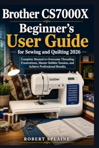 Brother CS7000X Beginner's User Guide for Sewing and Quilting 2026