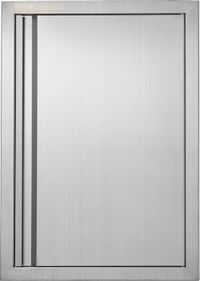 VEVOR Porte d'accès pour grill, 432 x 610 mm, porte de cuisine extérieure simple, acier inoxydable
