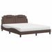Maison Exclusive - Lit « Viana » avec matelas marron 160 x 200 cm en similicuir