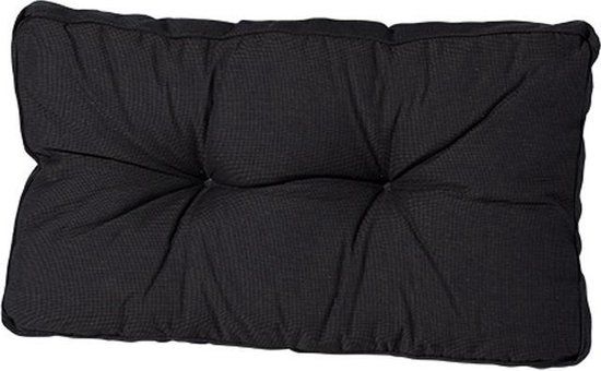 Madison Florance Rugkussen Rib - Zwart - 73x43 cm