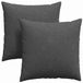 vidaXL Zitkussens 2 stuks Donkergrijs 80 x 80 cm Corduroy stof