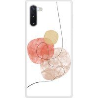 Samsung Beschermende siliconen case compatibel met Galaxy Note 10 One line rood