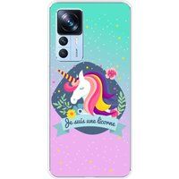 1001 coques Xiaomi Siliconen hoesjes compatibel met Xiaomi Mi 12T, Xiaomi Mi 12T Pro Ik ben een eenhoorn