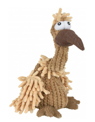 TRIXIE Vulture Gustav Dog Toy - 24 cm - Bruin
