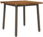 vidaXL Eettafel Massief Acaciahout Natuurlijk en Koffie 60 x 55 x 75 cm