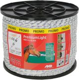 AKO Afrastering AKO Premium Licht schrikkoord wit/blauw 6mm-400m