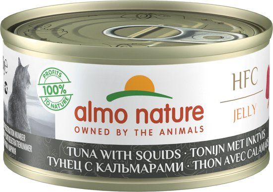 Almo Nature Cat Tonijn/Inktvis - 24 x 70 g