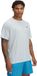 Under Armour UA Tech Textured SS-GRY Heren Sportshirt - Distant Grijs - Zwart