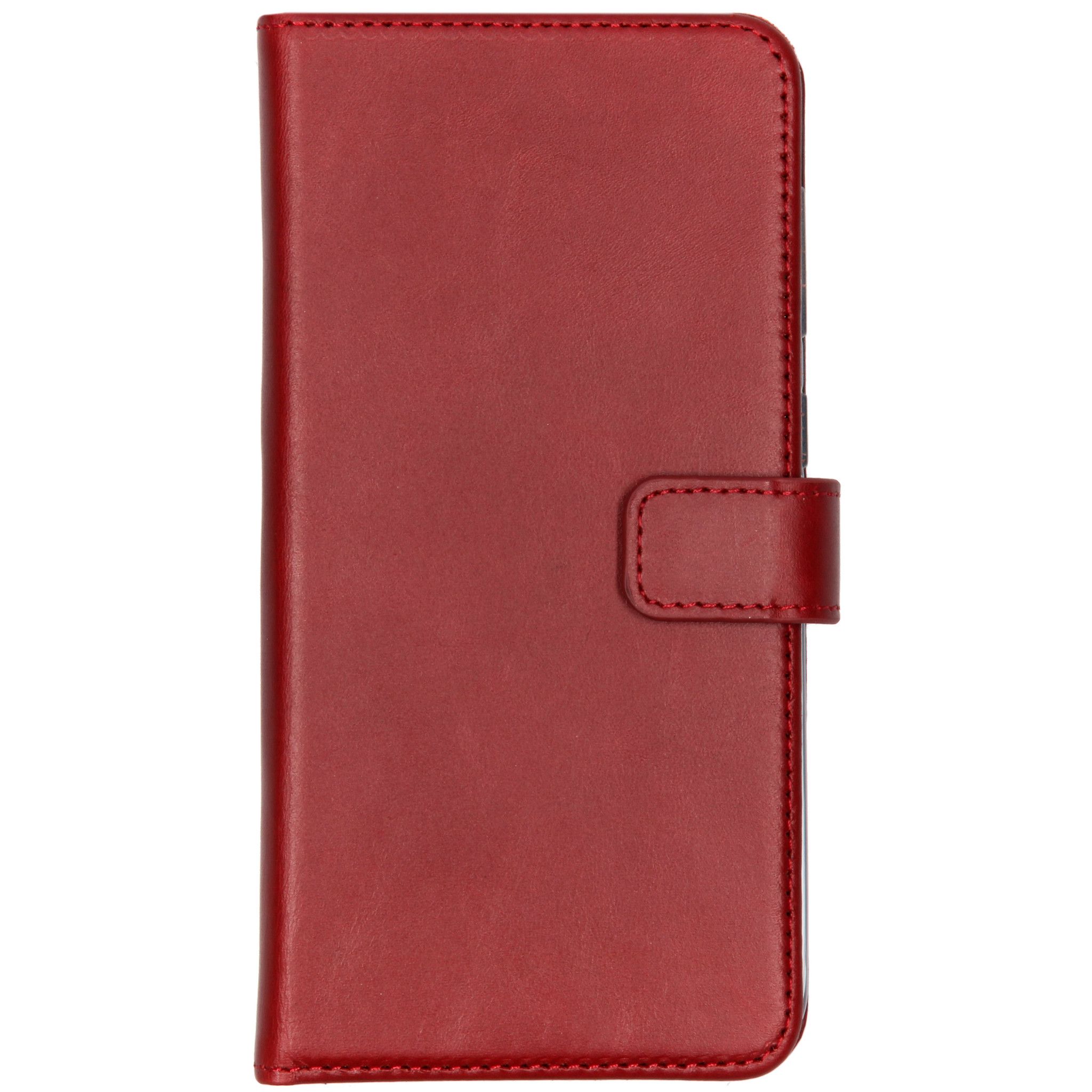 Selencia Echt Lederen Booktype hoesje voor de Samsung Galaxy A50 - Rood