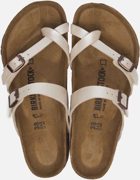 Birkenstock Mayari Normaal Dames Slippers - White - Maat 36