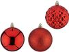 Krist+ Kerstbal Ø 8 cm 3 Stuks Rood PVC
