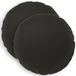 vidaXL Kussen Heerlen Zwart Polyester Ø 60 cm (2 stuks)