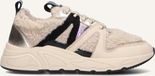 Wysh Carocel Lage sneakers - Leren Sneaker - Meisjes - Beige - Maat 33