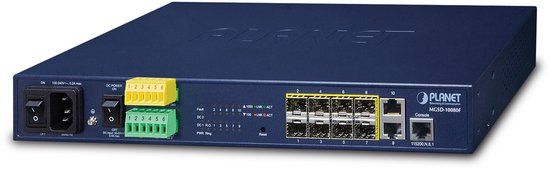 PLANET MGSD-10080F Managed L2+ Netwerk Switch