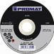 Promat/Tecwerk Afbraamschijf | Action | D125xS6mm | gebogen | gat 22,23 mm