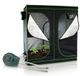 Mucola Serre de jardin incl. 3 in 1 humidimètre pour plantes Tente de culture Growbox Tente de culture d'intérieur Tente de reproduction Armoire de reproduction Darkroom Abri de jardin Noir Vert - 240x120x200cm