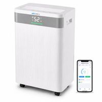 Aironex Luchtontvochtiger - 20L/dag - Stil - Woonkamer, Slaapkamer, Badkamer - Vochtvreter - Wit