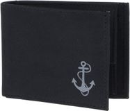 oxmox New Cryptan RFID Protect Pocketbörse Freedom Anchor Print Grey Black zwart