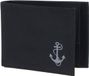oxmox New Cryptan RFID Protect Pocketbörse Freedom Anchor Print Grey Black zwart