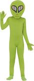 Fiestas Guirca Kinderkostuum Groene Alien Unisex 5-6 jaar