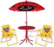Spielwerk Kinder tuinset kever- 2 stoelen 1 tafel met parasol