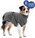 Royal Dry Badjas Hond - XL - Hondenbadjas - Ruglengte 70-80 cm - Grijs