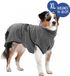 Royal Dry Badjas Hond - XL - Hondenbadjas - Ruglengte 70-80 cm - Grijs