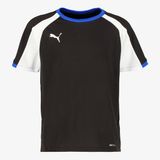 Puma IndividualLIGA Jersey kinder sport T-shirt zwart wit - Maat 128/134