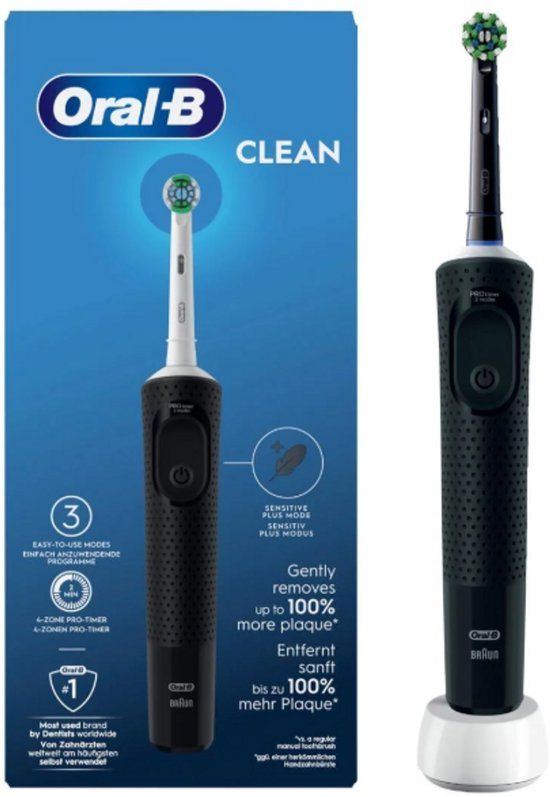 Oral-B Clean Elektrische Tandenborstel - Zwart