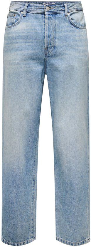 ONLY & SONS ONSFADE LOOSE LB 2330 TAI DNM NOOS Jeans blauw W30L32 Katoen