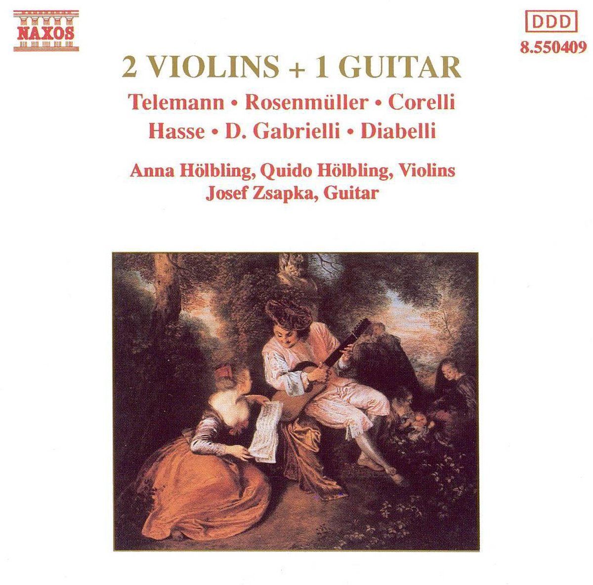 OUTHERE Anton Diabelli, Domenico Gabrielli...: 2 Violins And 1 Guitar Vol 1 - CD