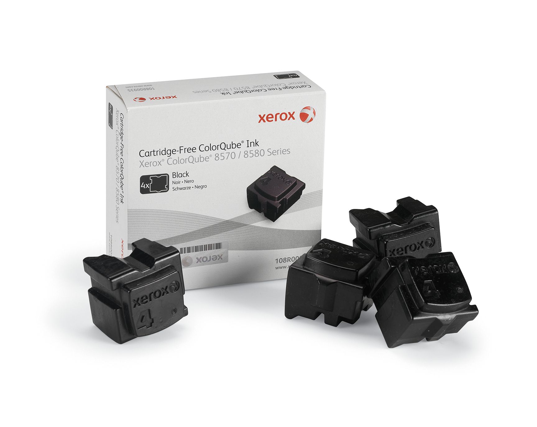 Xerox ColorQube 8570 Zwart Inkt-sticks (4 stuks) - 108R00935
