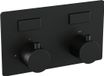 Brauer Black Edition Inbouwthermostaat Mat Zwart