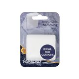 Korbond Extra breed zoomweb - 60 mm x 8 m - onzichtbare hersteltape voor stoffen gordijnen - opstrijkbare zoomtape