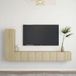 Maison Exclusive - Set de 3 meubles TV, chêne Sonoma, bois composite