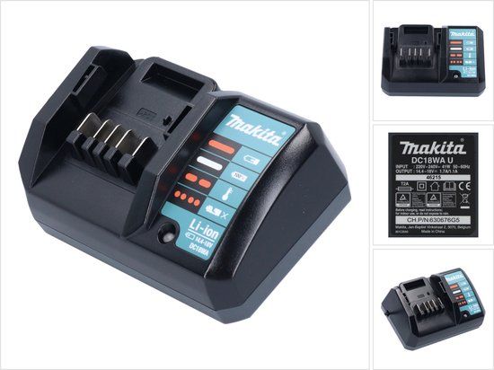 Makita DC18WA 14.4V - 18V Li-Ion Accu oplader