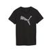 PUMA Graphics Lace Cat T-shirt voor Dames, Zwart, Maat XS