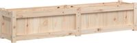 vidaXL Jardinière 150x31x31 cm bois de pin massif